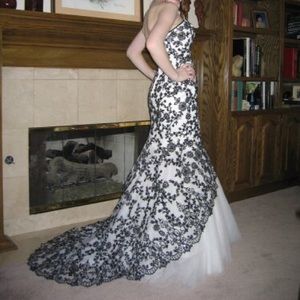Ivory Mermaid Style Gown